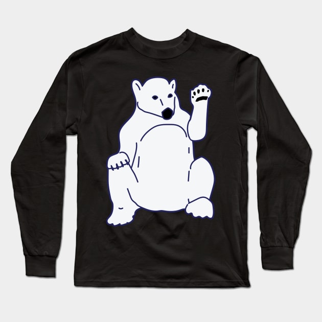 Polar bear Long Sleeve T-Shirt by Protect friends